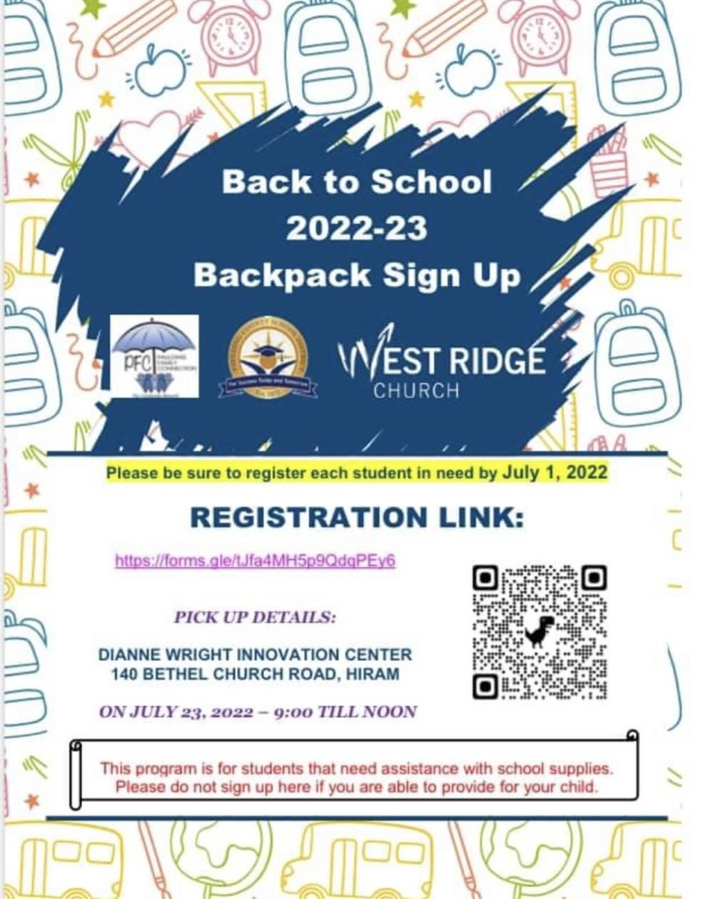 Backpack Program 22 Backpack Program 22